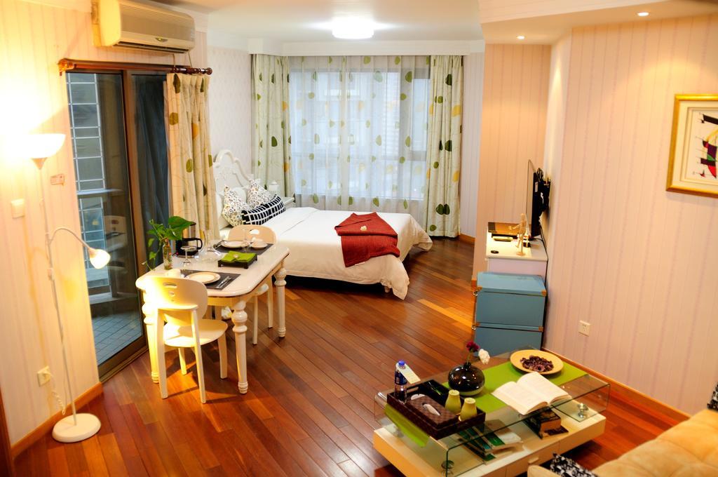i Shangju Service Apartment Shanghai Bagian luar foto
