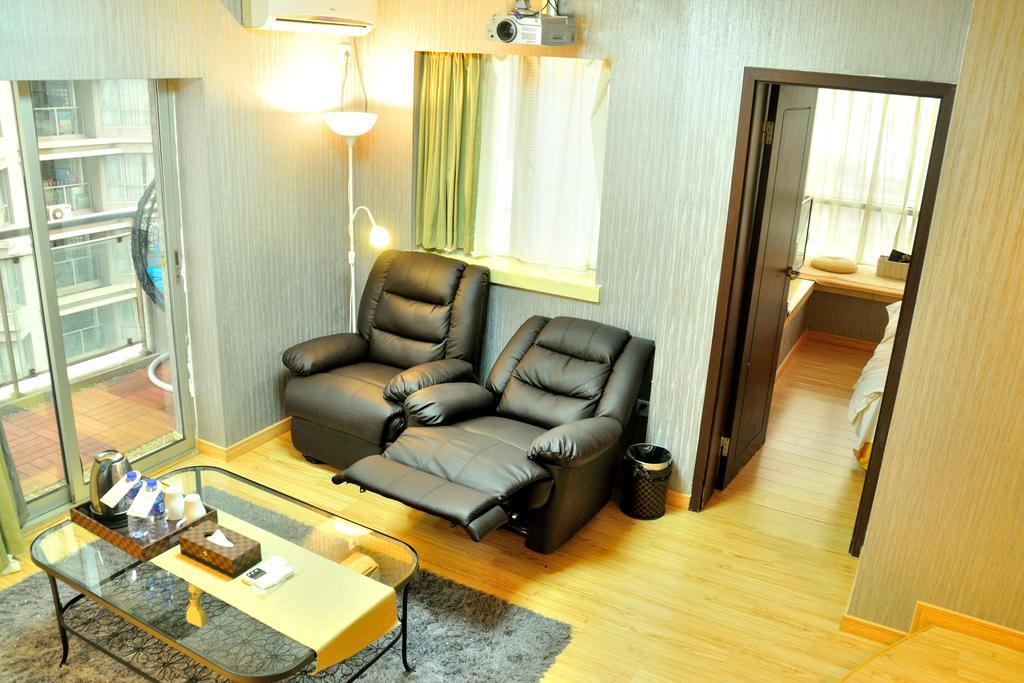 i Shangju Service Apartment Shanghai Bagian luar foto