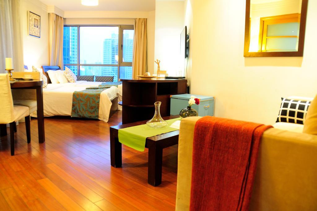 i Shangju Service Apartment Shanghai Bagian luar foto