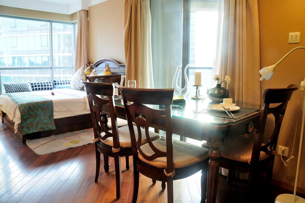 i Shangju Service Apartment Shanghai Bagian luar foto
