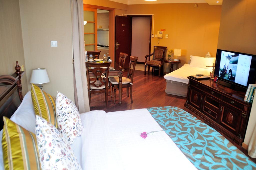 i Shangju Service Apartment Shanghai Bagian luar foto