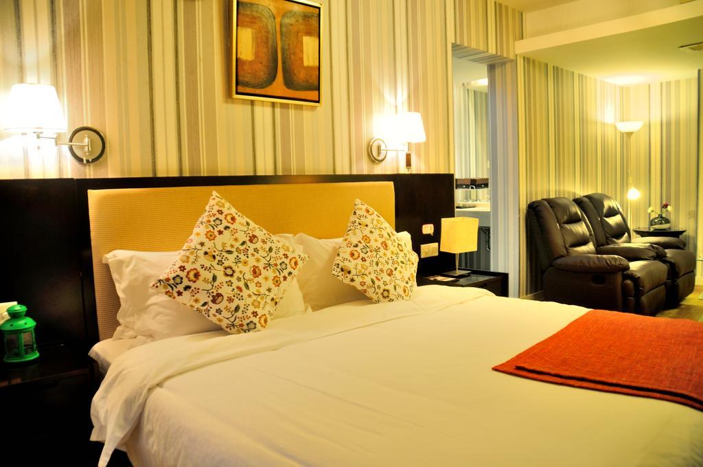 i Shangju Service Apartment Shanghai Bagian luar foto