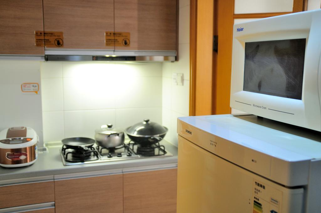 i Shangju Service Apartment Shanghai Bagian luar foto