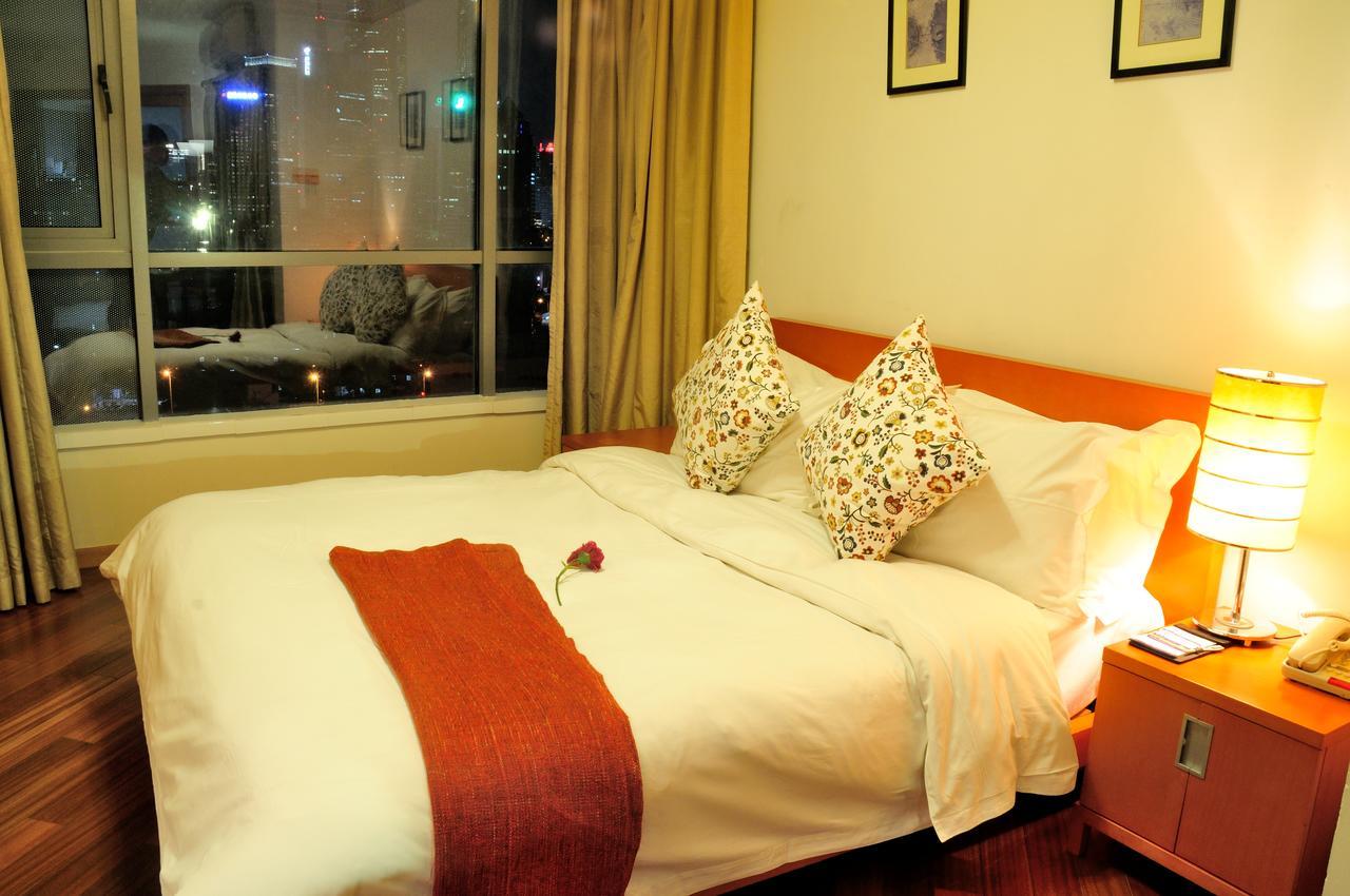 i Shangju Service Apartment Shanghai Bagian luar foto