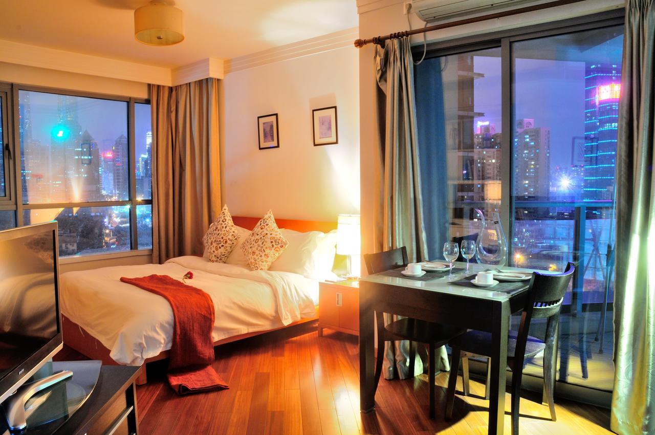 i Shangju Service Apartment Shanghai Bagian luar foto